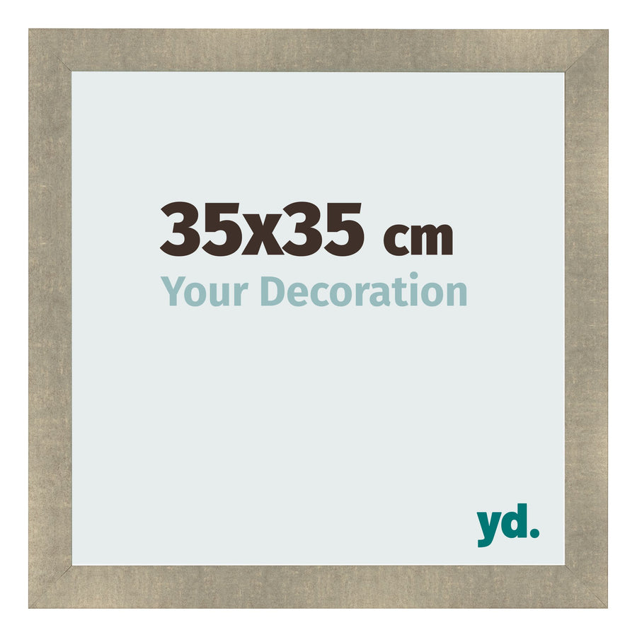 Photo Frame 35x35cm Gold Vintage MDF Pisa Front Size | Yourdecoration.com