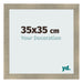 Photo Frame 35x35cm Gold Vintage MDF Pisa Front Size | Yourdecoration.com