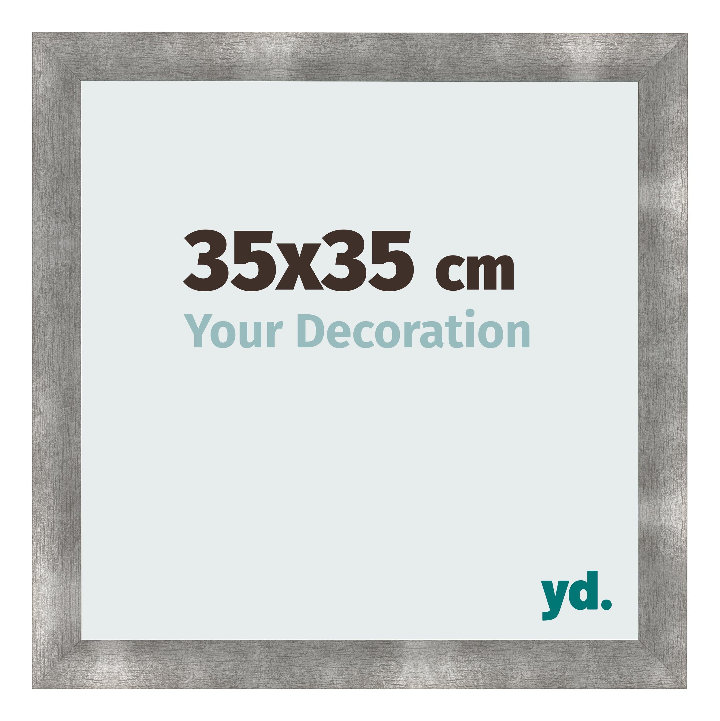Photo Frame 35x35cm Metal Vintage MDF Pisa Front Size | Yourdecoration.com