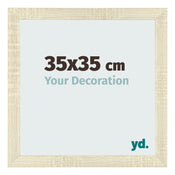 Photo Frame 35x35cm Sonoma Oak MDF Pisa Front Size | Yourdecoration.com