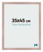 Photo Frame 35x45 cm Dusty Pink MDF Bologna Front Size | Yourdecoration.com