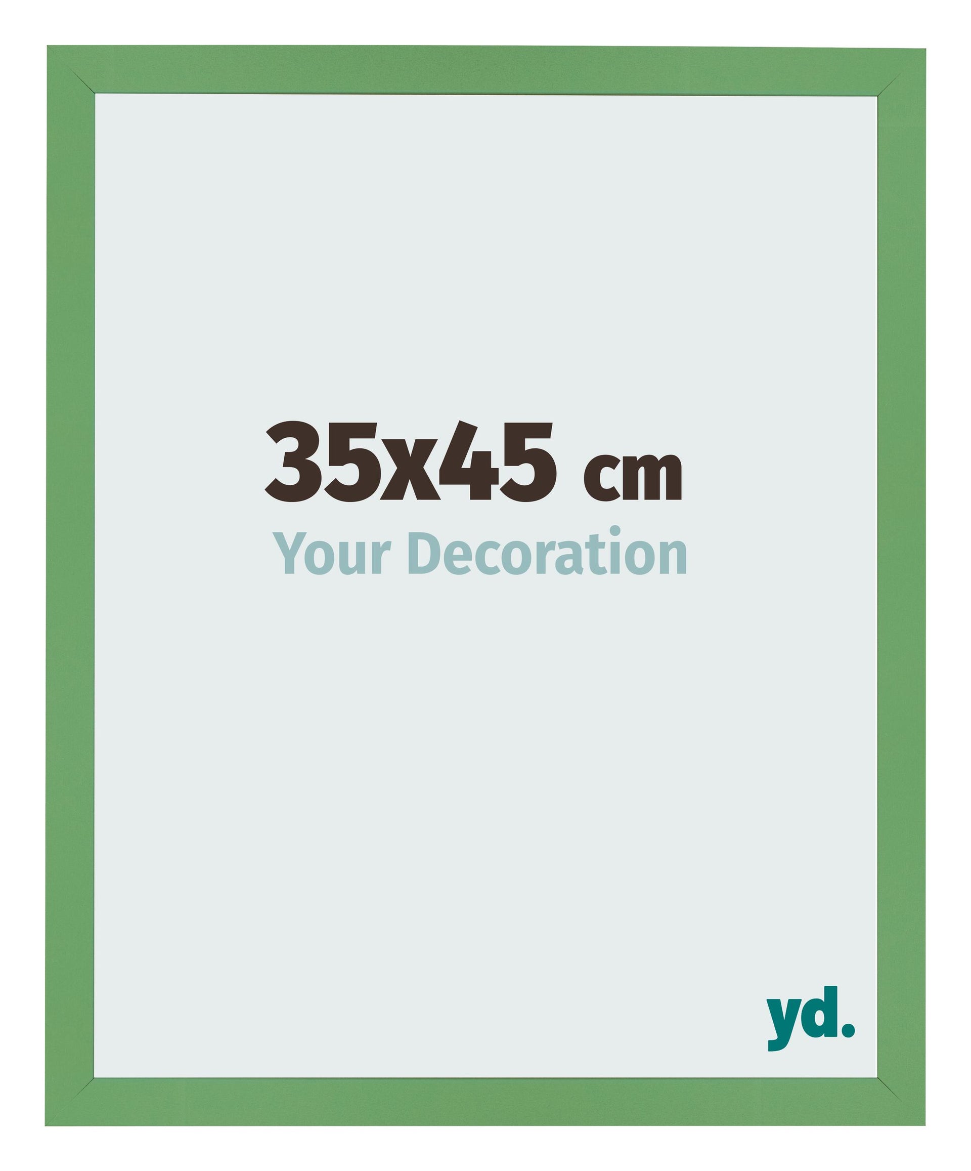 Photo Frame 35x45 cm Green MDF Bologna Front Size | Yourdecoration.com