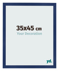 Photo Frame 35x45cm Dark Blue Swept MDF Bologna Front Size | Yourdecoration.com