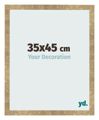 Photo Frame 35x45cm Gold Antique MDF Bologna Front Size | Yourdecoration.com