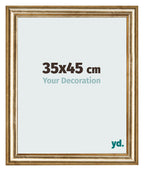 Photo Frame 35x45cm Gold Antique MDF Lazio Front Size | Yourdecoration.com