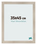 Photo Frame 35x45cm Oak Rustic MDF Pisa Front Size | Yourdecoration.com
