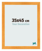 Photo Frame 35x45cm Orange MDF Pisa Front Size | Yourdecoration.com