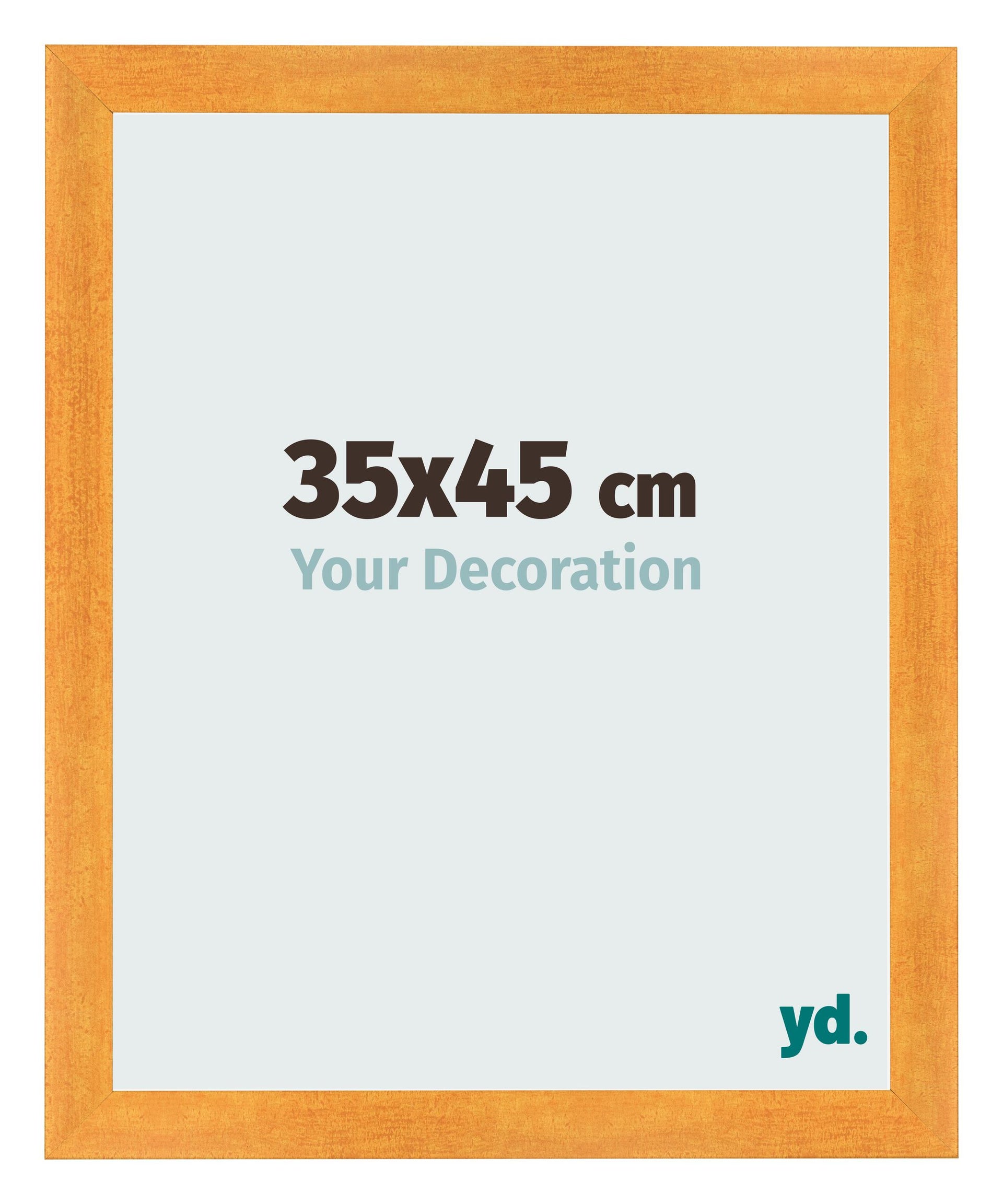 Photo Frame 35x45cm Orange MDF Pisa Front Size | Yourdecoration.com