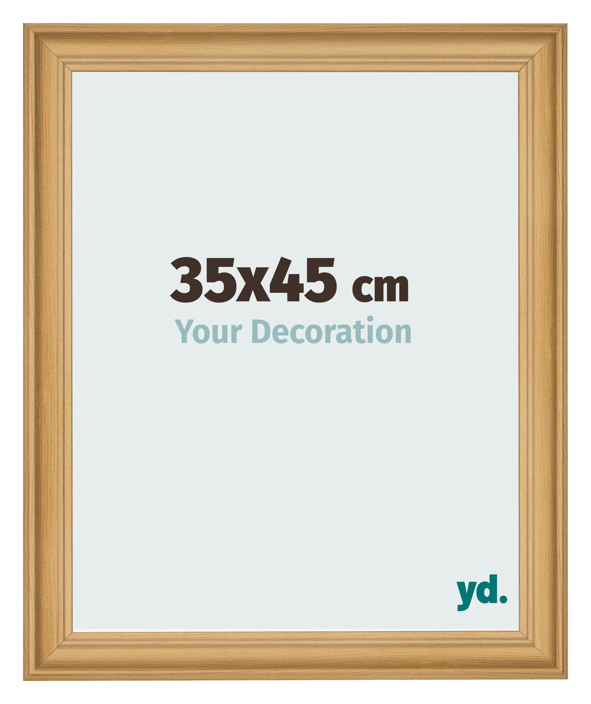 Photo Frame 35x45cm Pine Woodgrain MDF Lazio Front Size | Yourdecoration.com