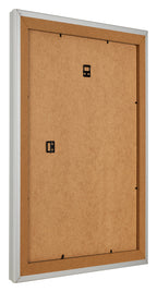 Photo Frame 35x45cm Silver Matte MDF Lazio Back Oblique | Yourdecoration.com