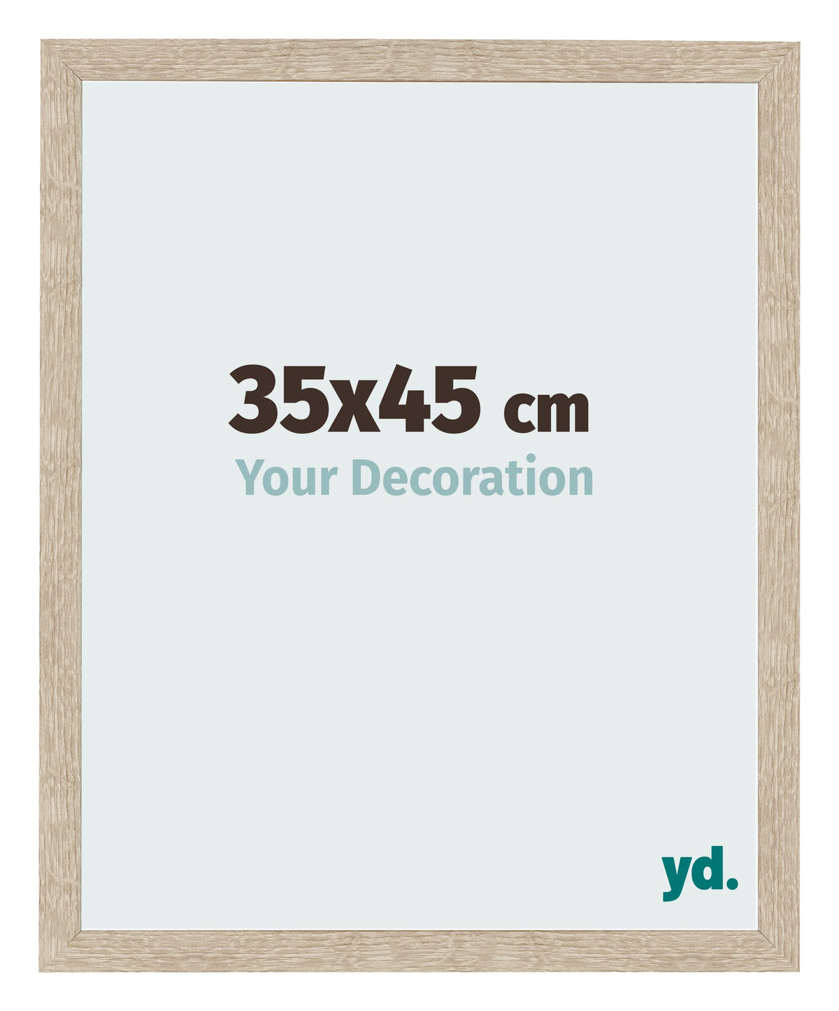 Photo Frame 35x45cm Sonoma Oak MDF Bologna Front Size | Yourdecoration.com