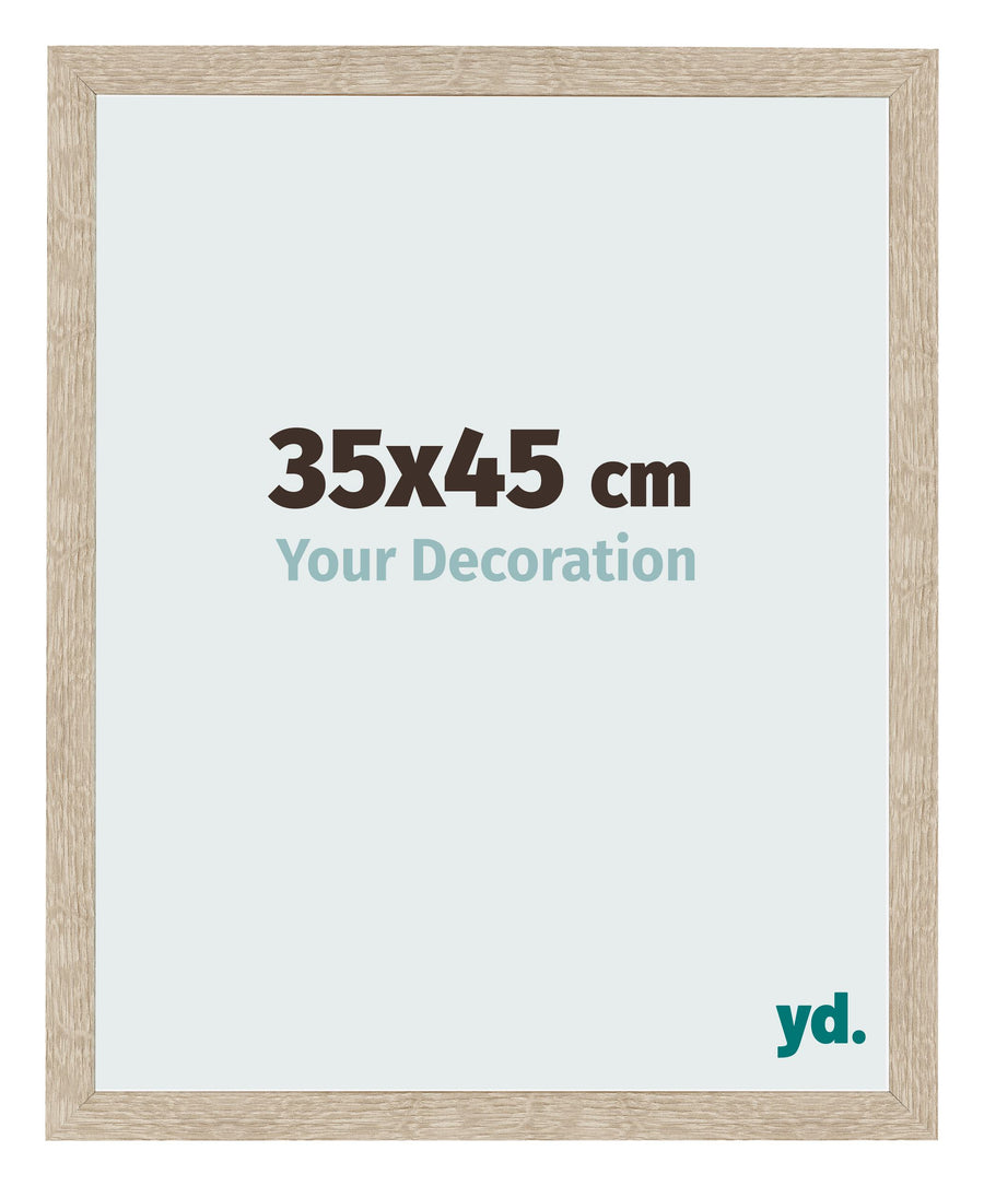Photo Frame 35x45cm Sonoma Oak MDF Bologna Front Size | Yourdecoration.com