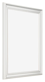 Photo Frame 35x45cm White Swept MDF Lazio Front Oblique | Yourdecoration.com