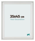 Photo Frame 35x45cm White Swept MDF Lazio Front Size | Yourdecoration.com