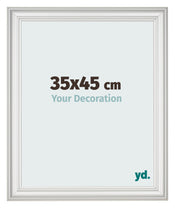Photo Frame 35x45cm White Swept MDF Lazio Front Size | Yourdecoration.com