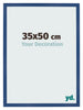 Photo Frame 35x50 cm Dark Blue MDF Bologna Front Size | Yourdecoration.com