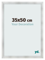 Photo Frame 35x50cm Aluminum Brushed MDF Pisa Front Size | Yourdecoration.com