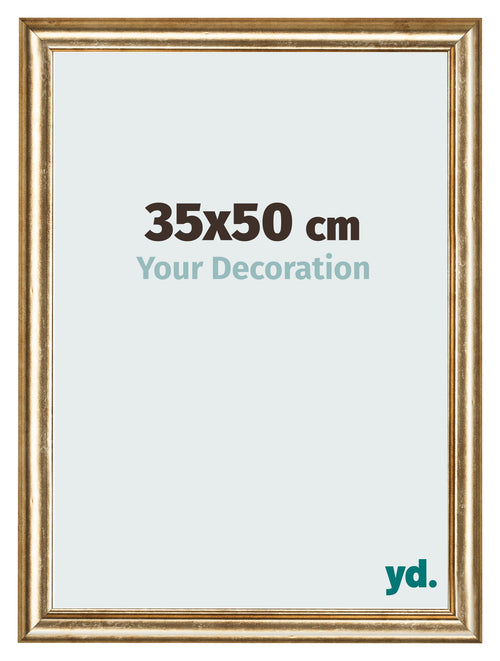 Photo Frame 35x50cm Gold Antique MDF Lazio Front Size | Yourdecoration.com