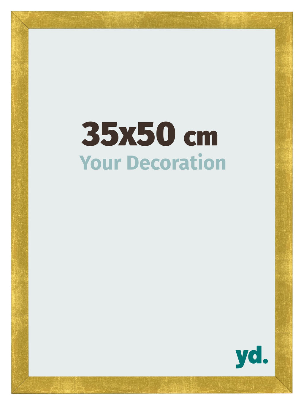 Photo Frame 35x50cm Gold Vintage MDF Pisa Front Size | Yourdecoration.com