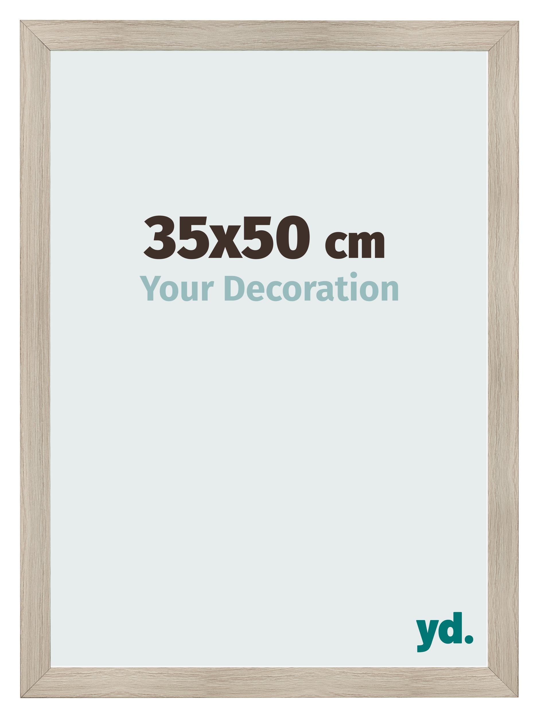 Photo Frame 35x50cm Oak Rustic MDF Pisa Front Size | Yourdecoration.com