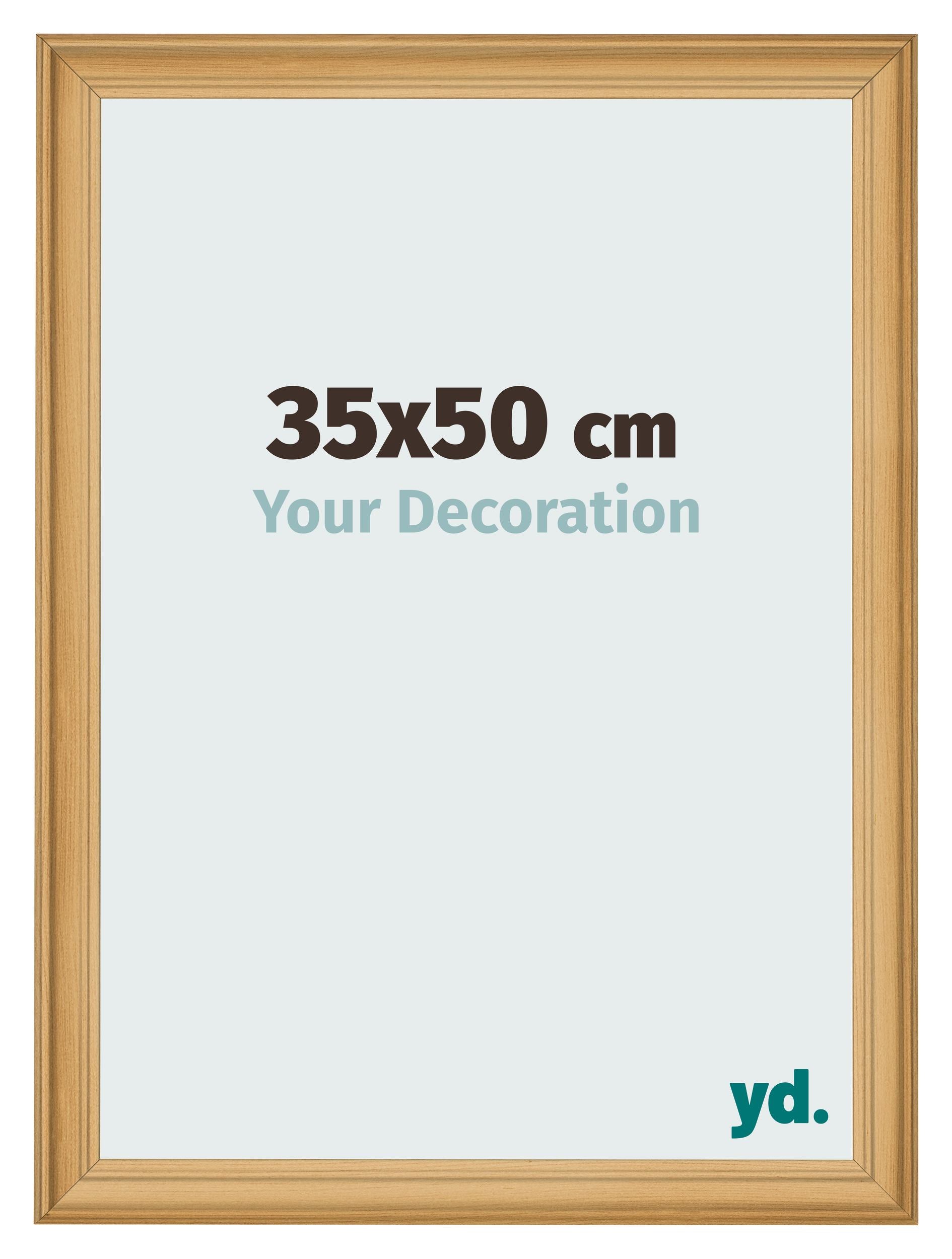 Photo Frame 35x50cm Pine Woodgrain MDF Lazio Front Size | Yourdecoration.com