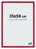 Photo Frame 35x50cm Red MDF Bologna Front Size | Yourdecoration.com