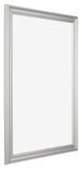 Photo Frame 35x50cm Silver Matte MDF Lazio Front Oblique | Yourdecoration.com