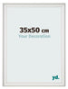 Photo Frame 35x50cm White Swept MDF Lazio Front Size | Yourdecoration.com