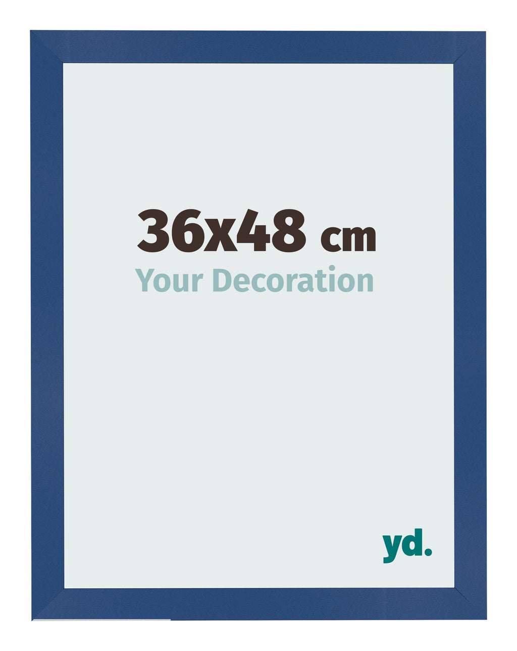 Photo Frame 36x48 cm Dark Blue MDF Bologna Front Size | Yourdecoration.com