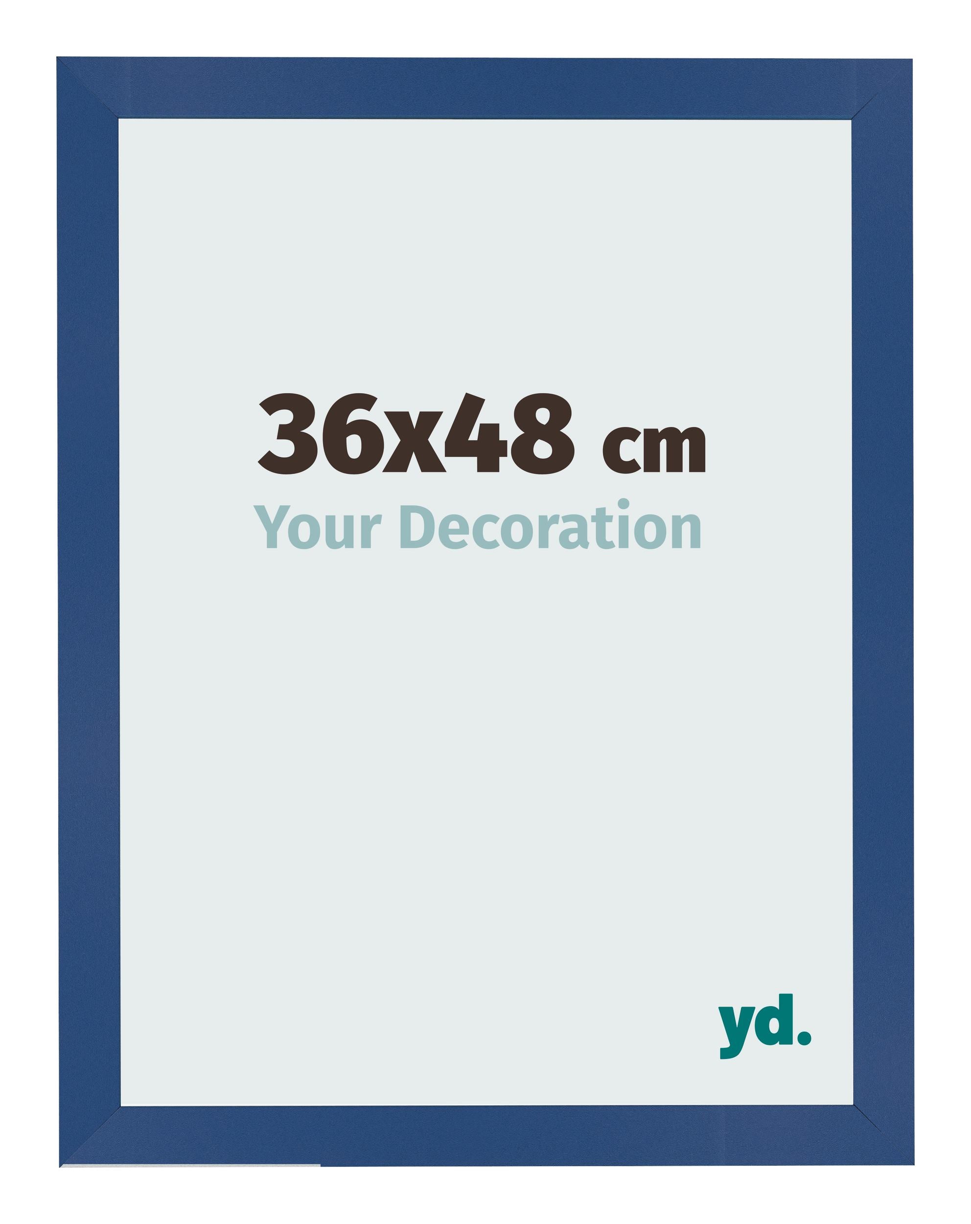 Photo Frame 36x48 cm Dark Blue MDF Bologna Front Size | Yourdecoration.com