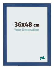 Photo Frame 36x48 cm Dark Blue MDF Bologna Front Size | Yourdecoration.com