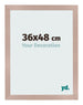 Photo Frame 36x48 cm Dusty Pink MDF Bologna Front Size | Yourdecoration.com
