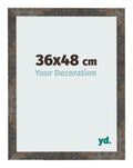 Photo Frame 36x48 cm Oxidized Metal MDF Bologna Front Size | Yourdecoration.com