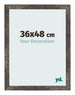 Photo Frame 36x48 cm Oxidized Metal MDF Bologna Front Size | Yourdecoration.com