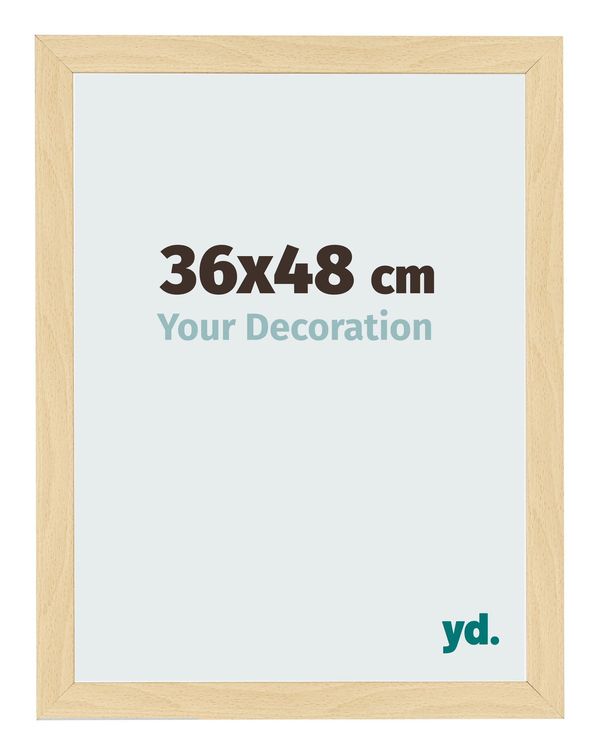Photo Frame 36x48cm Beech Design MDF Bologna Front Size | Yourdecoration.com