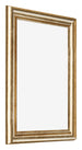Photo Frame 36x48cm Gold Antique MDF Lazio Front Oblique | Yourdecoration.com