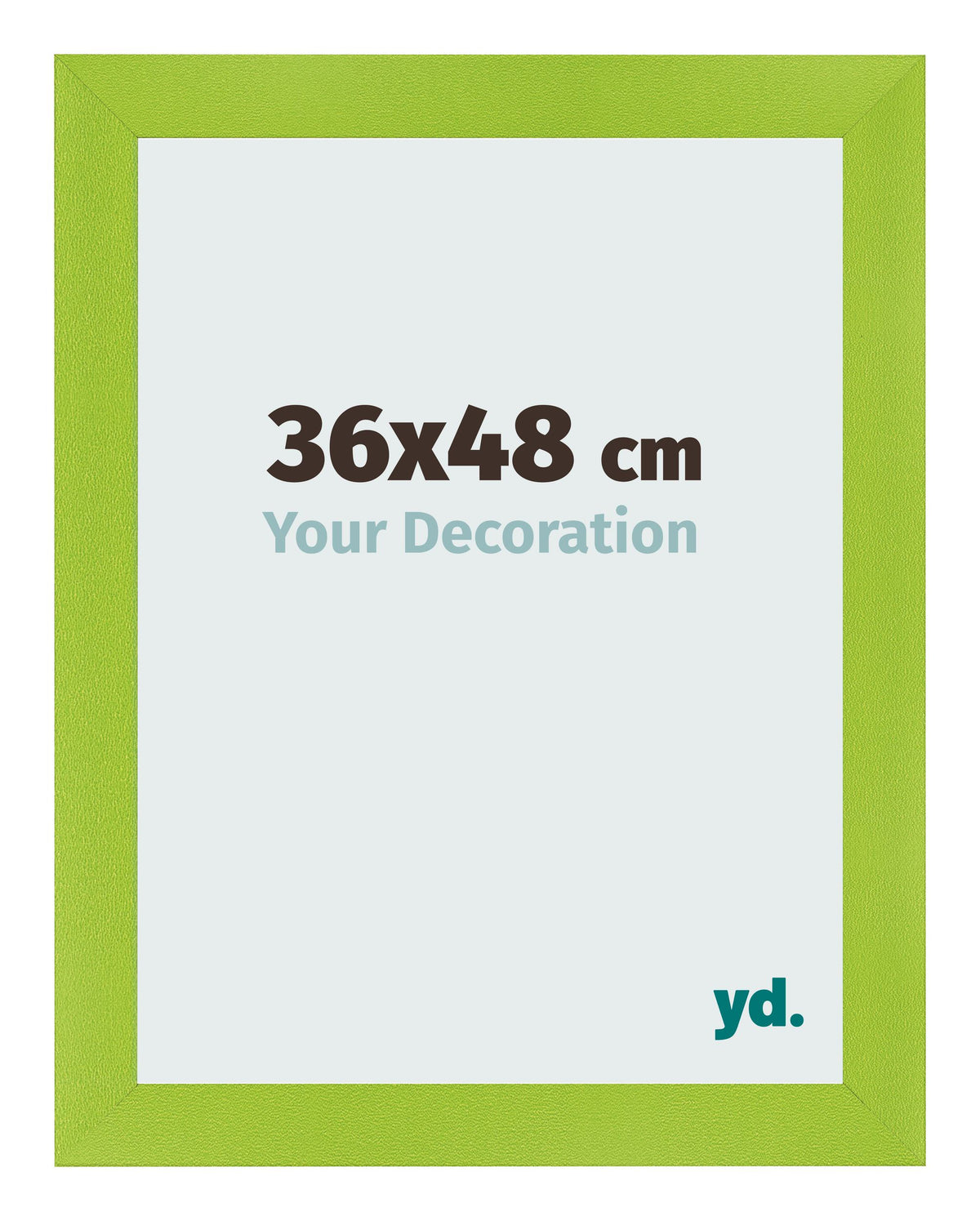 Photo Frame 36x48cm Green MDF Pisa Front Size | Yourdecoration.com