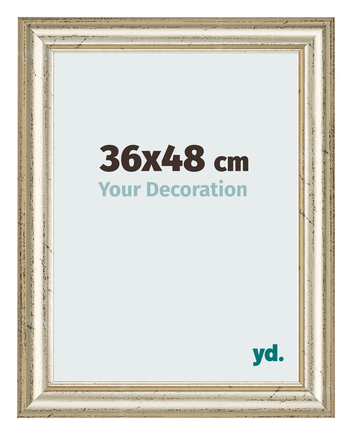 Photo Frame 36x48cm Metallic Gloss MDF Lazio Front Size | Yourdecoration.com