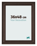 Photo Frame 36x48cm Oak Dark MDF Lazio Front Size | Yourdecoration.com