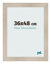 Photo Frame 36x48cm Oak Rustic MDF Pisa Front Size | Yourdecoration.com