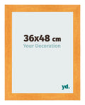 Photo Frame 36x48cm Orange MDF Pisa Front Size | Yourdecoration.com