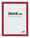 Photo Frame 36x48cm Red MDF Bologna Front Size | Yourdecoration.com