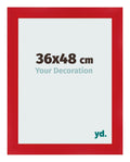 Photo Frame 36x48cm Red MDF Pisa Front Size | Yourdecoration.com