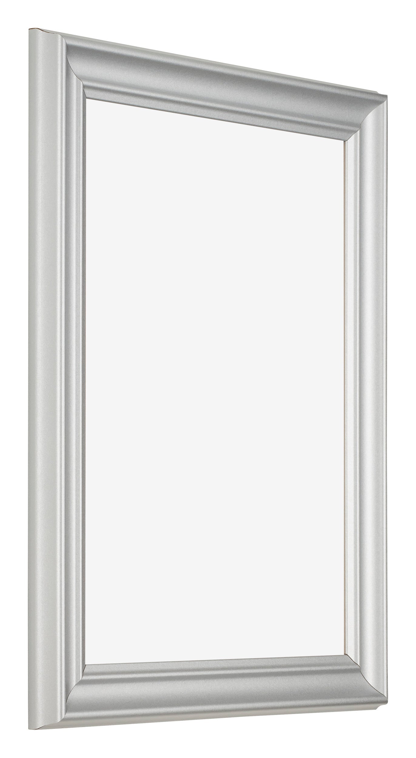 Photo Frame 36x48cm Silver Matte MDF Lazio Front Oblique | Yourdecoration.com