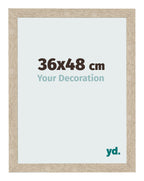 Photo Frame 36x48cm Sonoma Oak MDF Bologna Front Size | Yourdecoration.com