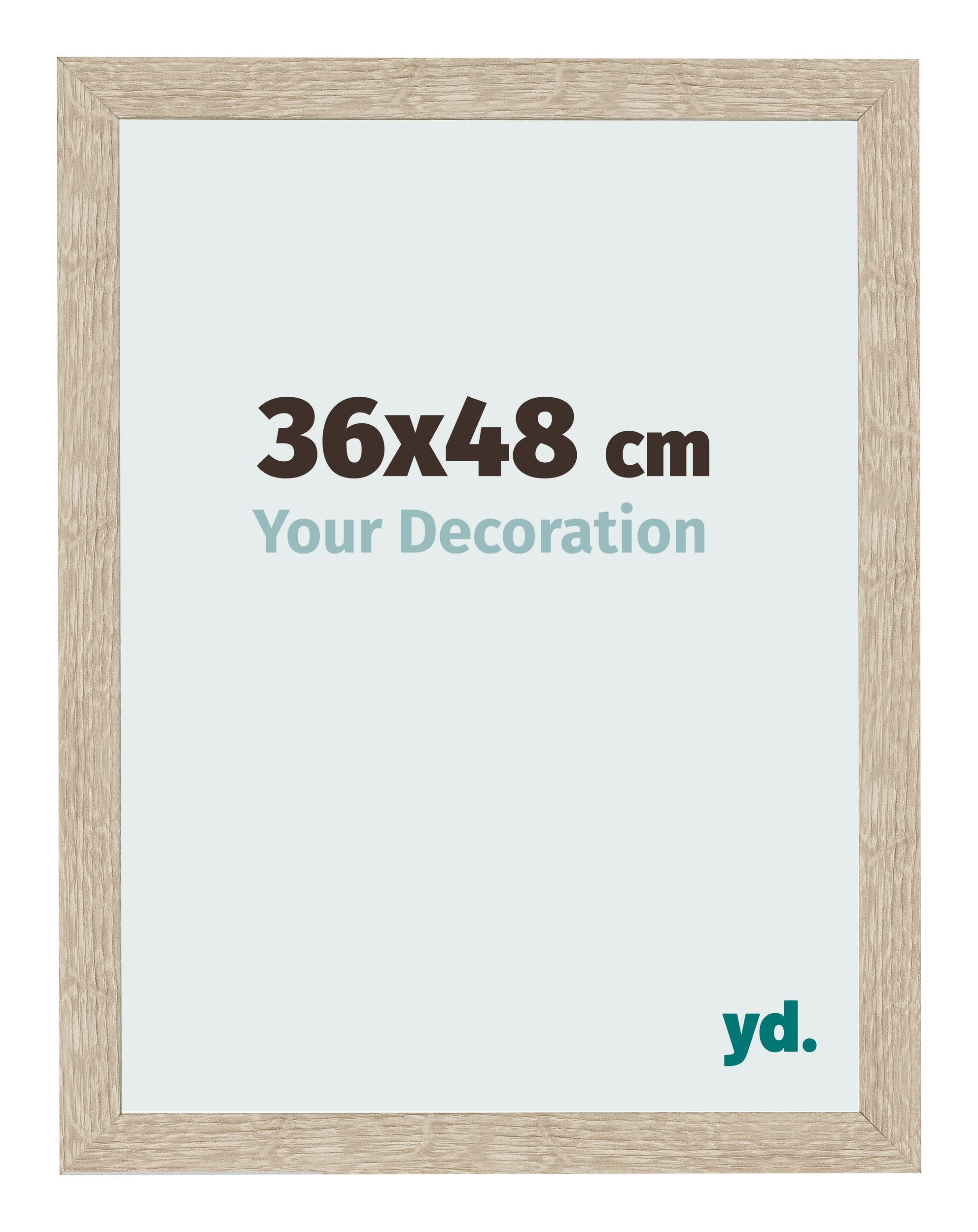 Photo Frame 36x48cm Sonoma Oak MDF Bologna Front Size | Yourdecoration.com