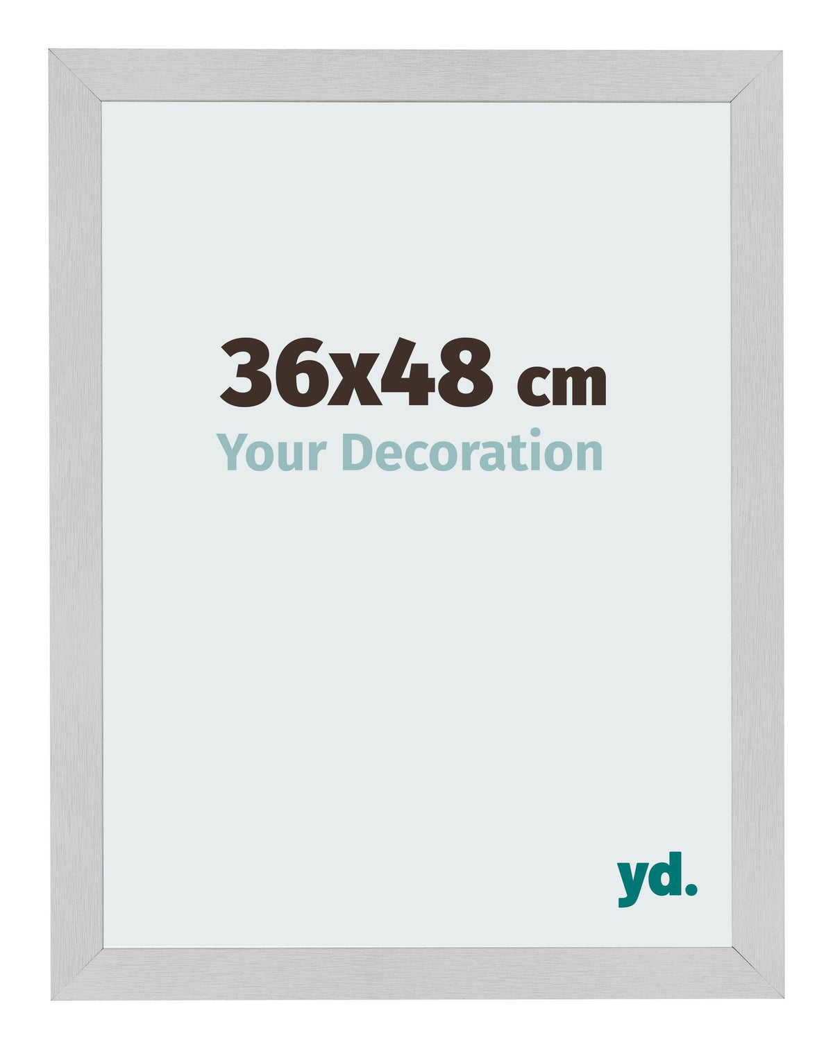 Photo Frame 36x48cm Stainless Steel MDF Bologna Front Size | Yourdecoration.com