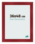 Photo Frame 36x48cm Wine Red Swept MDF Pisa Front Size | Yourdecoration.com