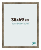 Photo Frame 36x49 cm Metal Vintage MDF Bologna Front Size | Yourdecoration.com