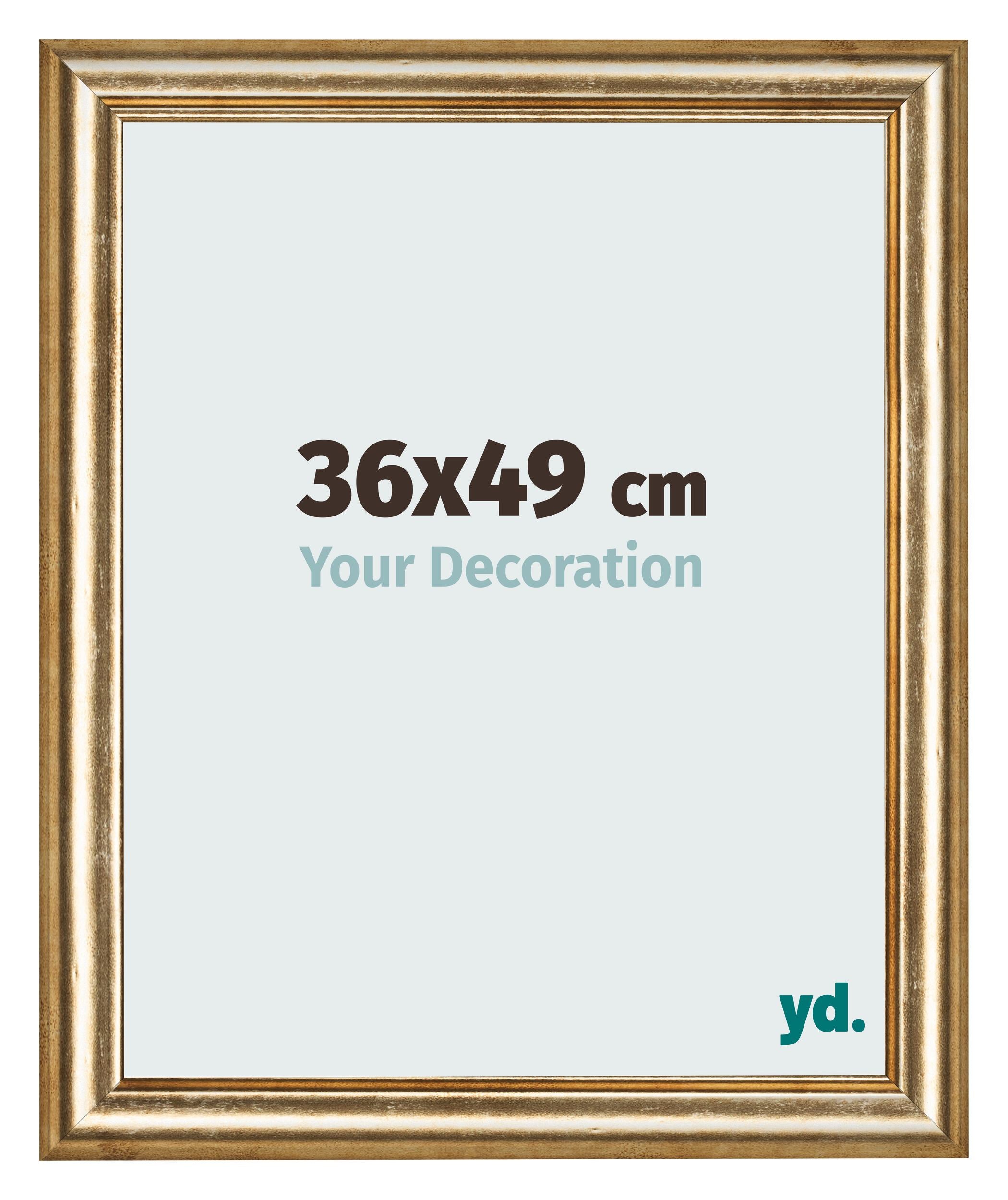 Photo Frame 36x49cm Gold Antique MDF Lazio Front Size | Yourdecoration.com